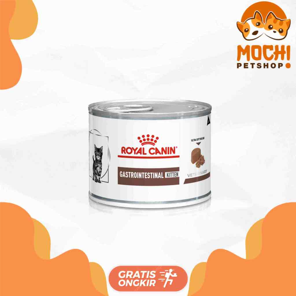 ROYAL CANIN GASTROINTESTINAL KITTEN CANNED 195gr RC Kaleng Wetfood Gastro Intestinal Makanan Basah P