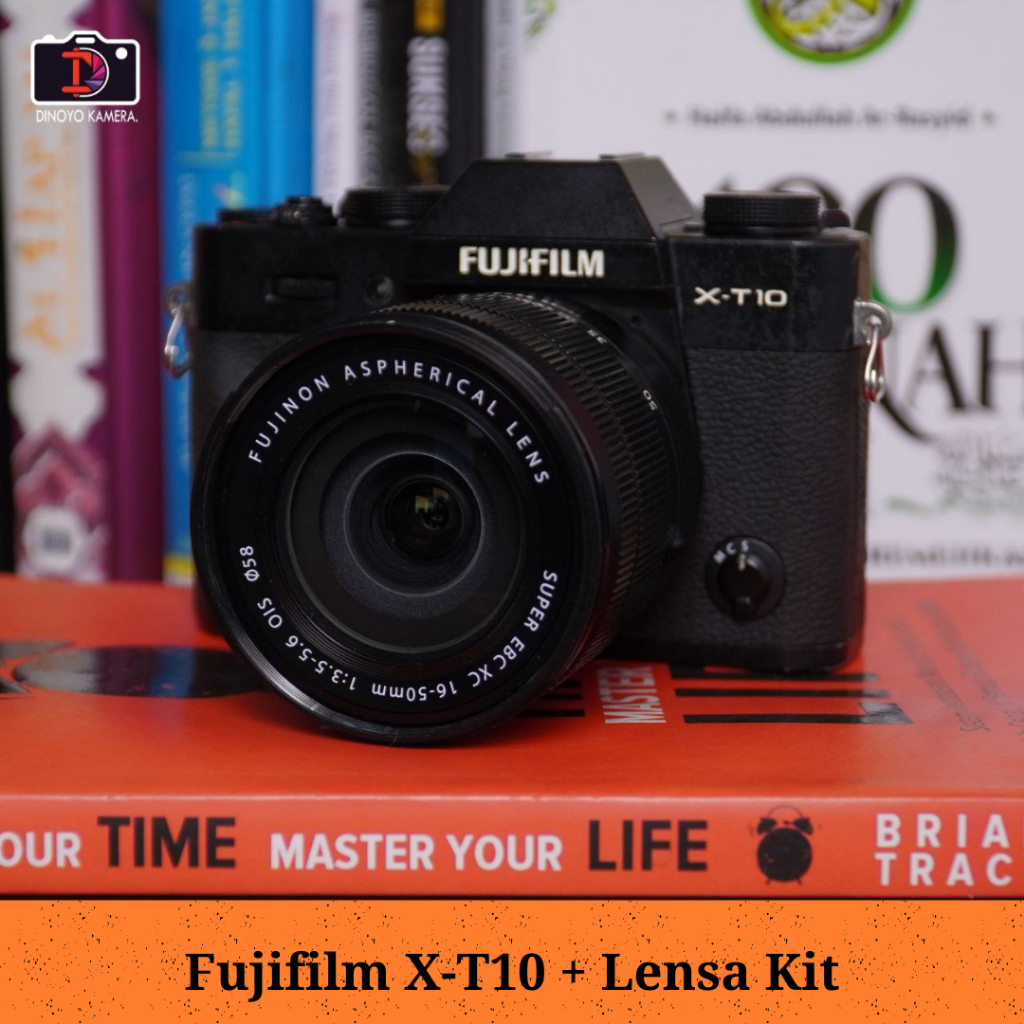 Fujifilm Xt10 + kit 16 50mm (Black) Second Kondisi Baik