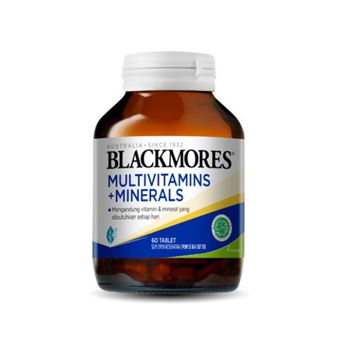 BLACKMORES MULTIVITAMIN + MINERAL ISI 60 TABLET/DAYA TAHAN TUBUH/SUPLEMEN/IMUNITAS/VITAMIN DEWASA