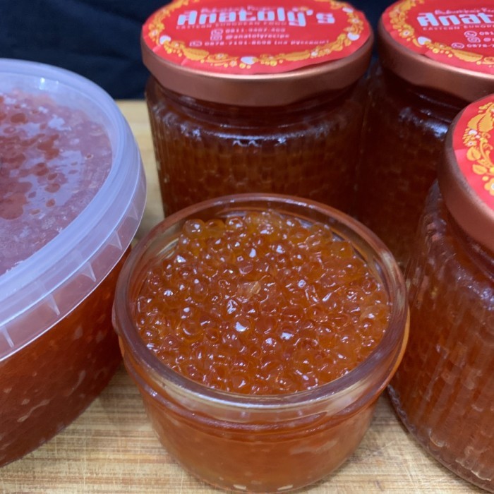 

Red Caviar from Kamchatka / Икра красная (Камчатская) / Caviar Merah