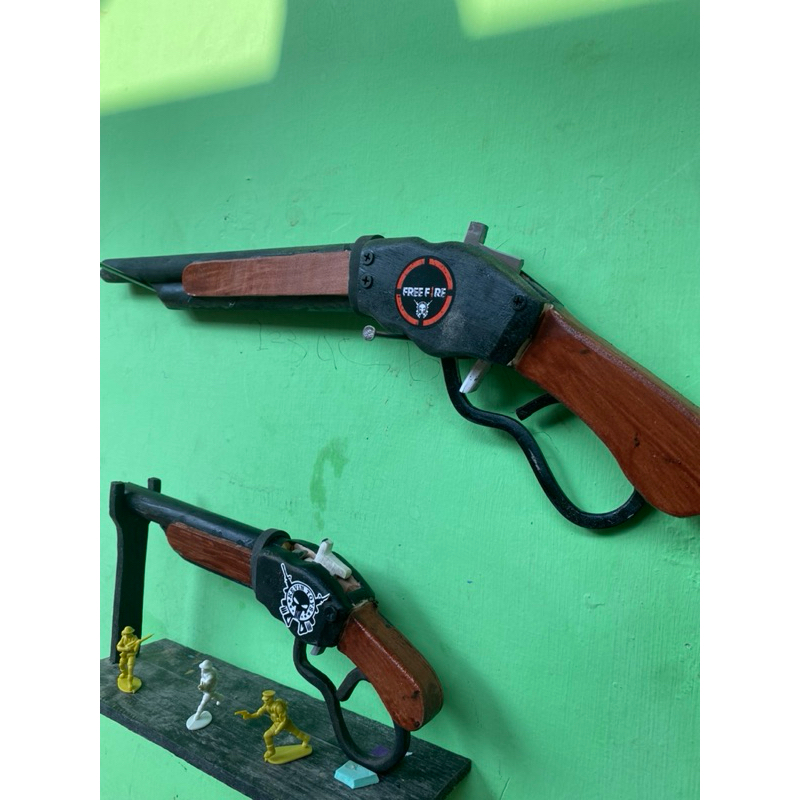 mainan kayu sg2 pakai karet miniatur