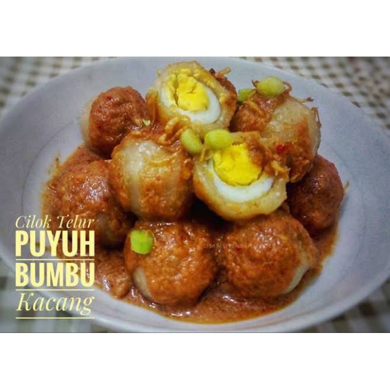 

viral Pentol puyuh bumbu kacang isi 12