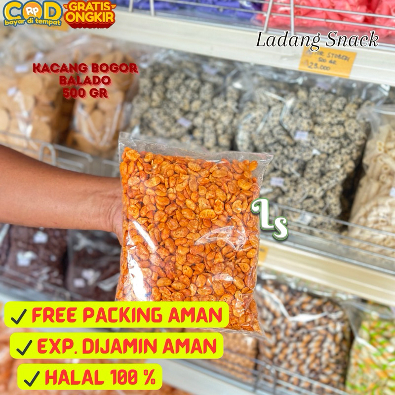 

[500 GR] KACANG BOGOR BALADO / KACANG BOGOR RENYAH ENAK RAPUH/ KACANG MENTE / KORO MEDAN BOGOR / KORO BALADO PEDAS