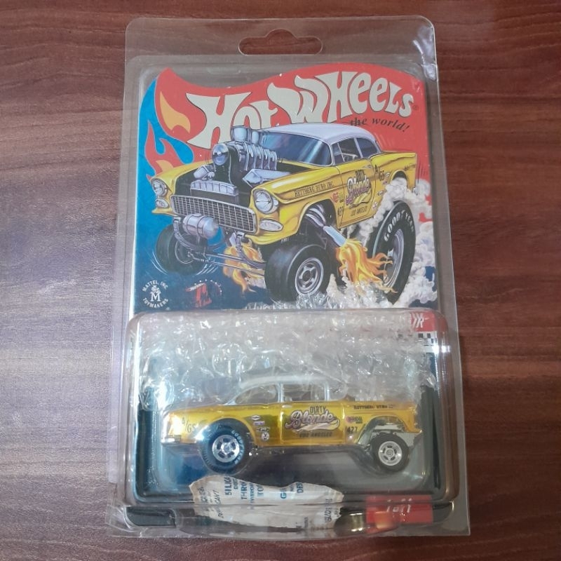 [RLC] Hot Wheels '55 Chevy Bel Air Gasser Dirty Blonde - Gold