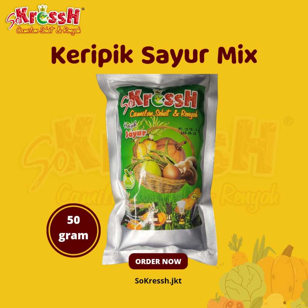 

Keripik Sayur Mix Sokressh