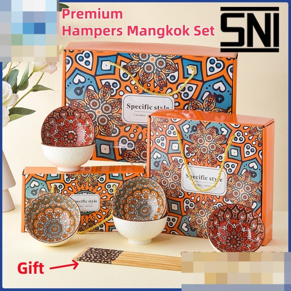 Hampers Mangkok Set / Hampers Piring Keramik Set / Hampers Piring dan Mangkok Keramik Cantik