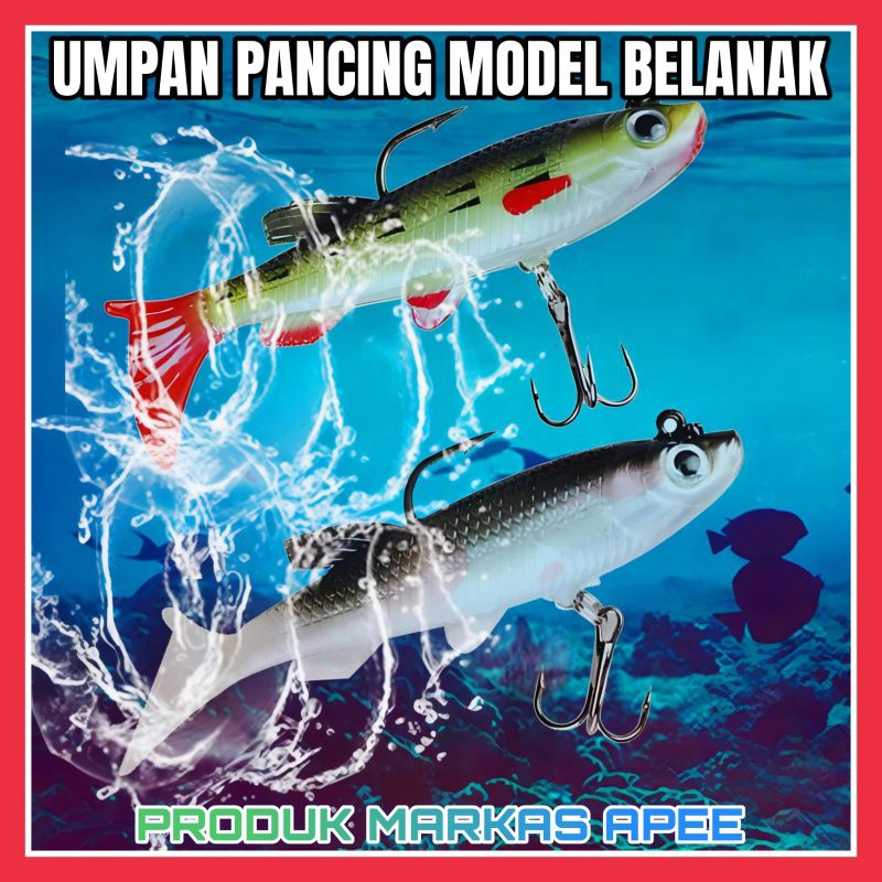 UMPAN PANCING SOFTLURE IKAN BELANAK