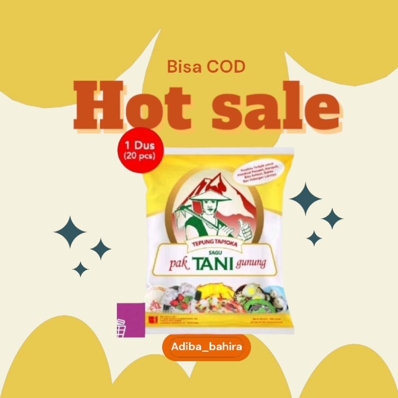 

1 DUS TAPIOKA PAK TANI GUNUNG 500 [ISI 20 PAK]