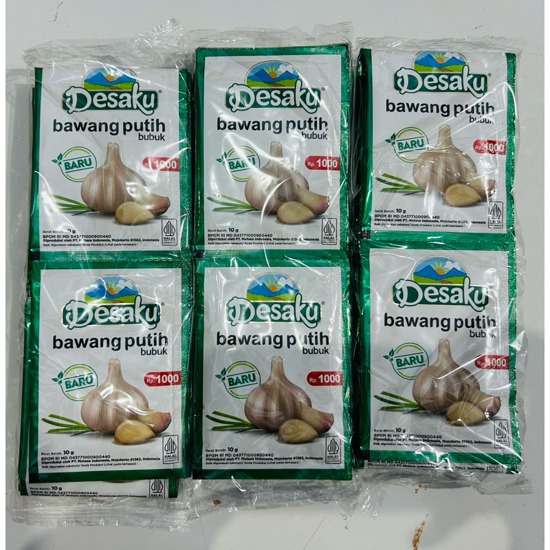 

Bawang Putih Bubuk Desaku 1 Renteng (12 Sachet)
