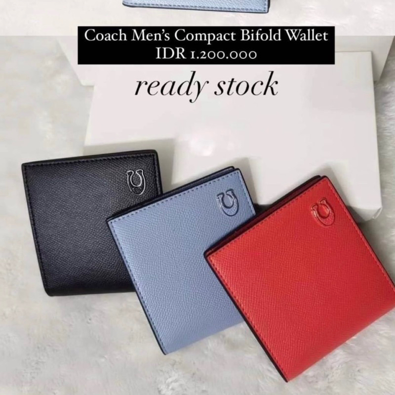 Coach Men’s Compact Bifold Wallet