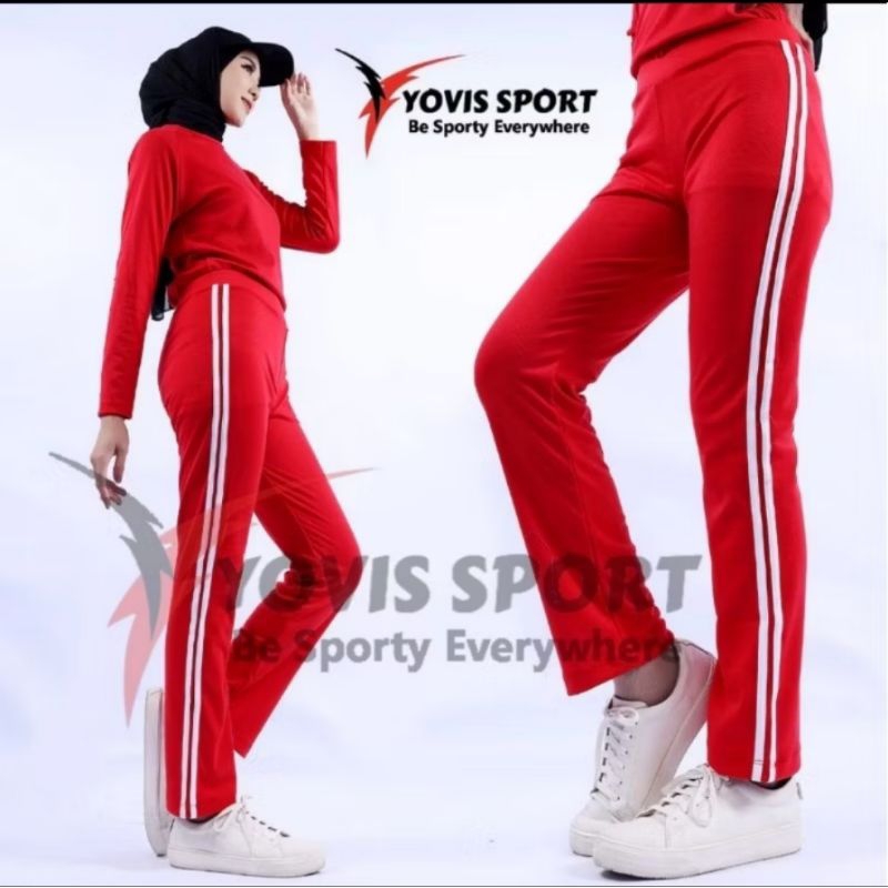 Celana Senam Wanita Jumbo Yovis Original// Celana Senam Jumbo