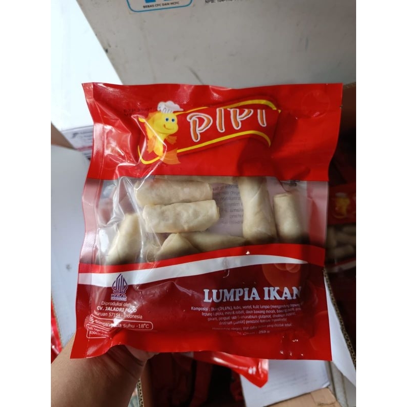 

PIPI LUMPIA IKAN Frozen 250gr