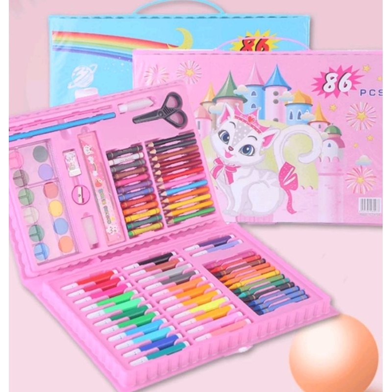 

Crayon Set 86pcs Murah / Pensil Warna Set