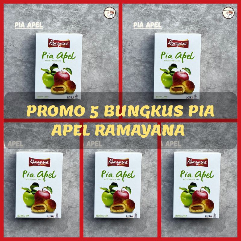 

[PROMO] 5 BUNGKUS CAMILAN PIA BUAH APEL RAMAYANA SHYIF ISI 6 BIJI OLEH-OLEH MALANG