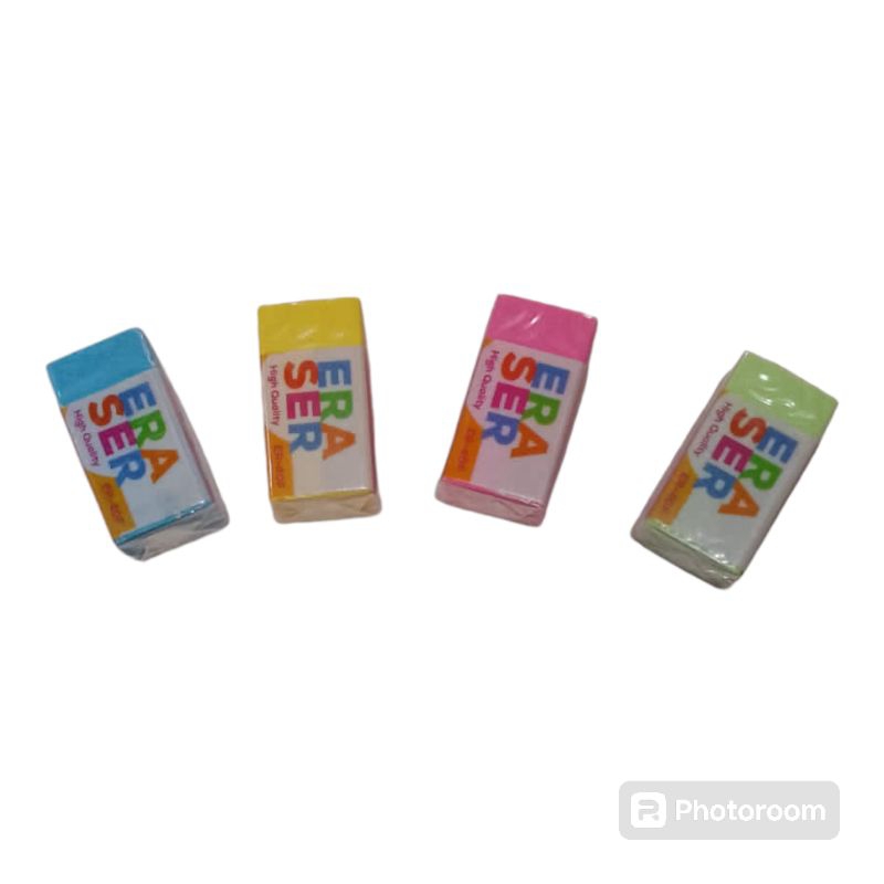 

Penghapus/setip kecil warna 1 pak isi 40pcs