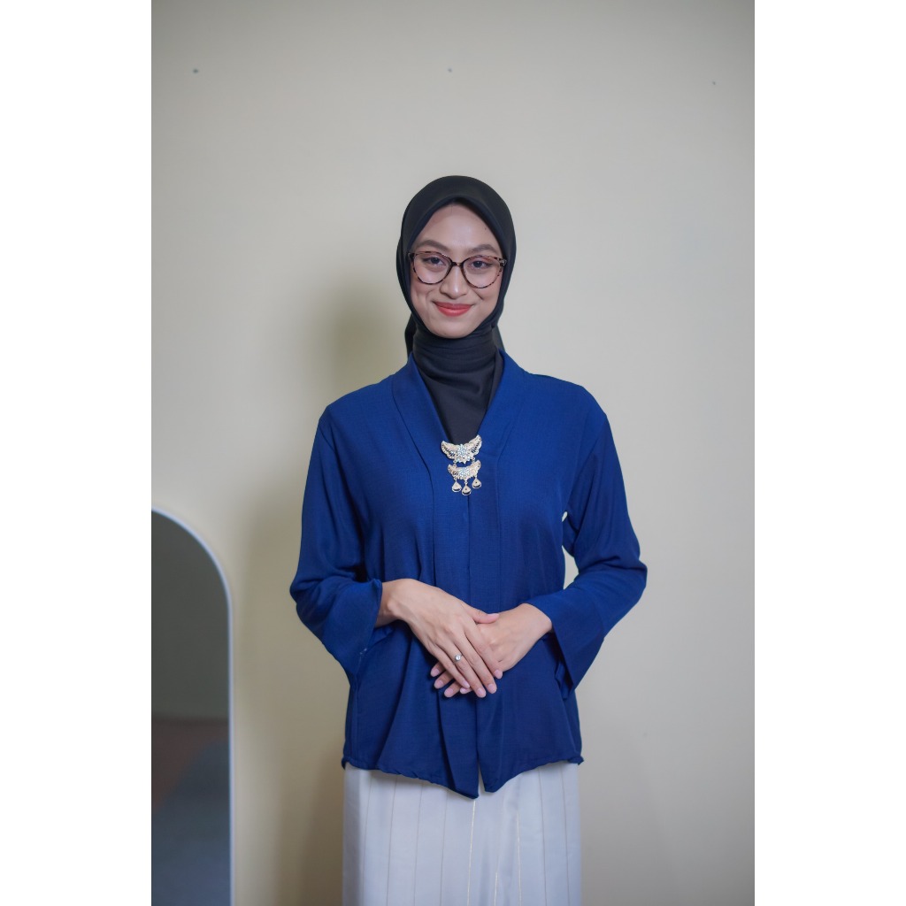 Kebaya Encim Modern Ukuran Jumbo Lengan Panjang