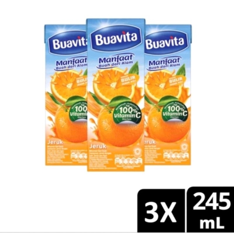 

[Paket Isi 3] Buavita Orange 245ml