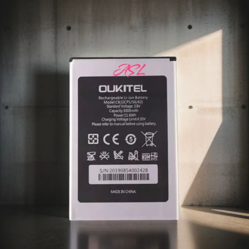 Batre C8 For Oukitel C8 Batrei HP Outdoor C8 Baterai 3000mAh Batrai Battery