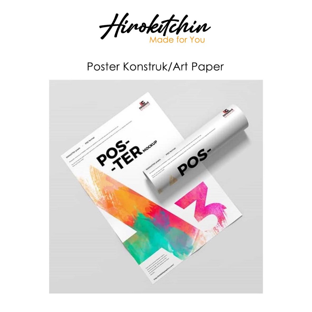 

Hirokitchin - Cetak Poster di Konstruk /Karton /Art Paper uk A3+ (32 cm x 47 cm) satu sisi (Gambar Custom/bisa request)
