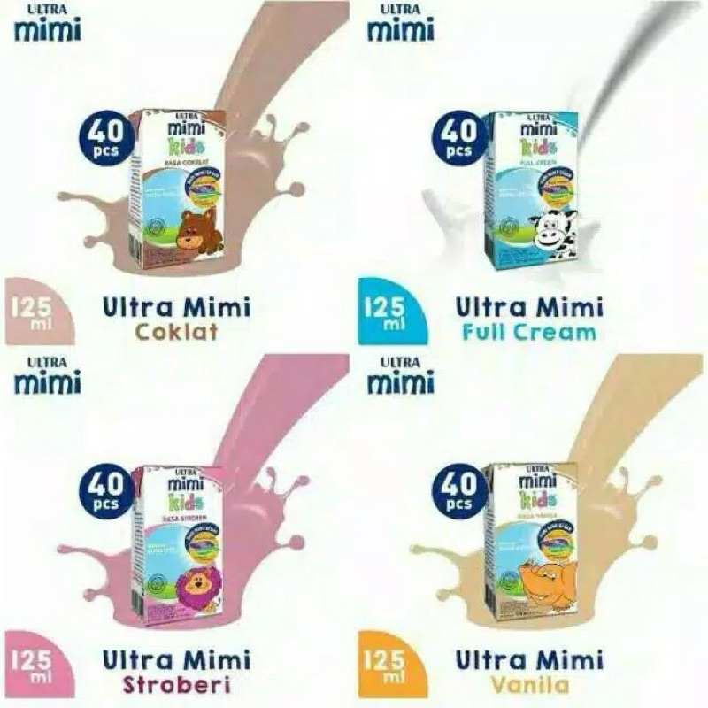 

Ultra Mimi Kids 125ml All Varian (1 karton - 40 pcs)