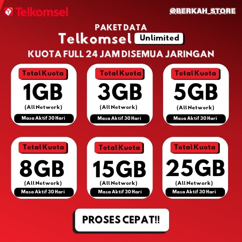 VOUCHER/PAKET DATA TELKOMSEL MURAH