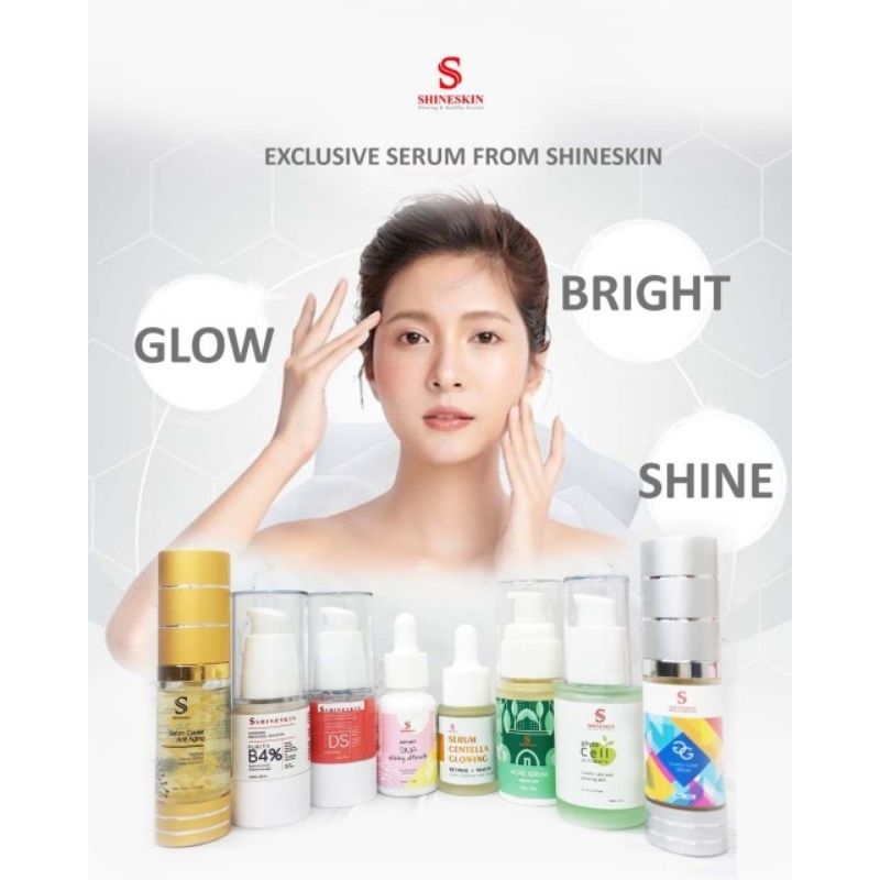 Shineskin - Serum Glowing Serum flek hitam Serum Komedo