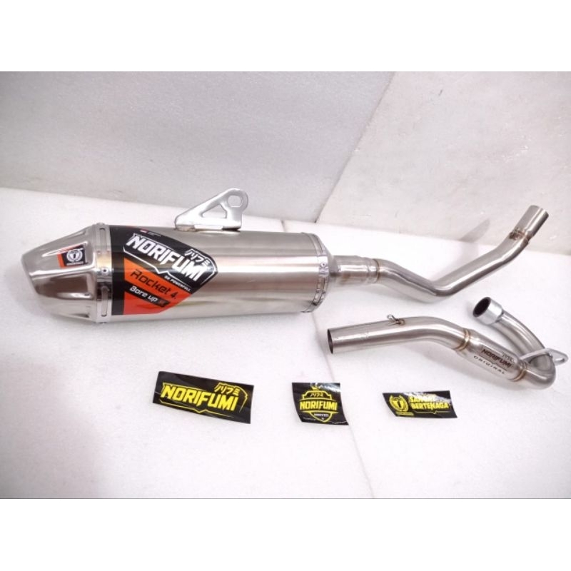 Knalpot norifumi bore up leher bending pnp crf klx dtracker wr155
