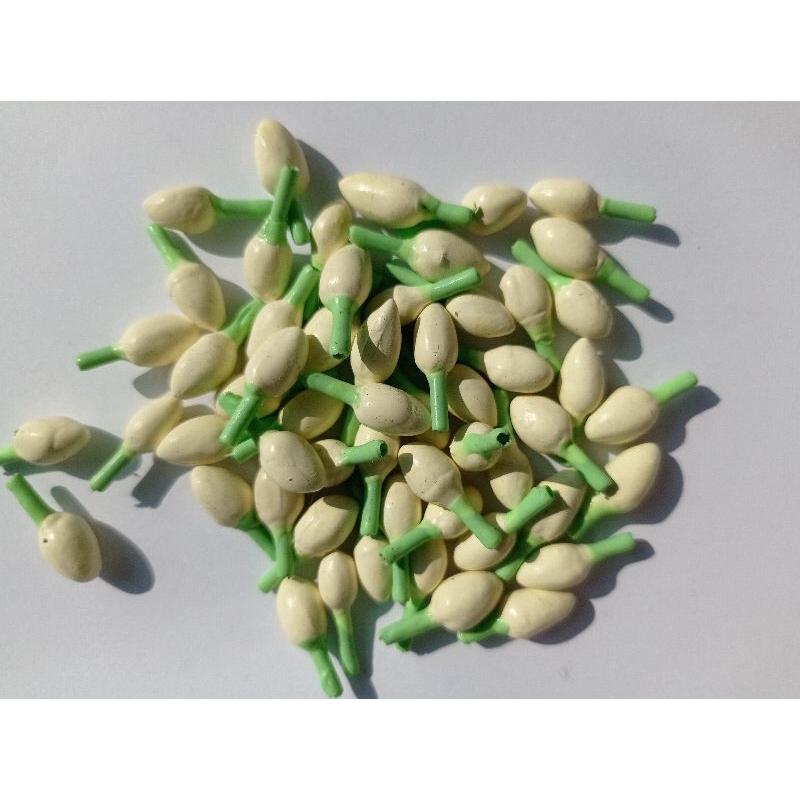 (100 biji lentur) melati palsu imitasi artificial imitasi tipe premium sultan (tibododo/sintingan/ka