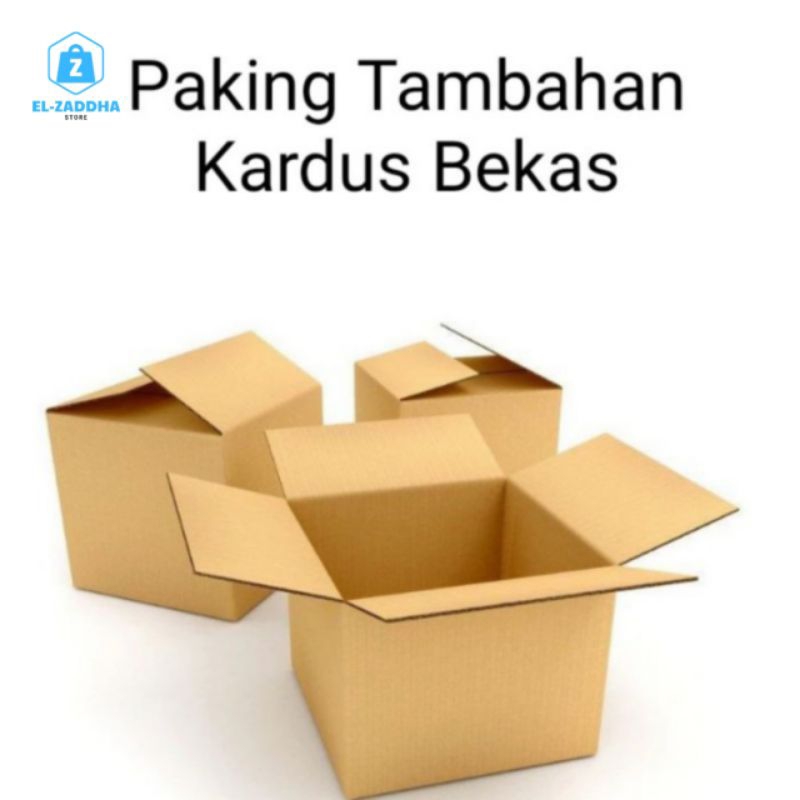 

Packing Tambahan Kardus Bekas