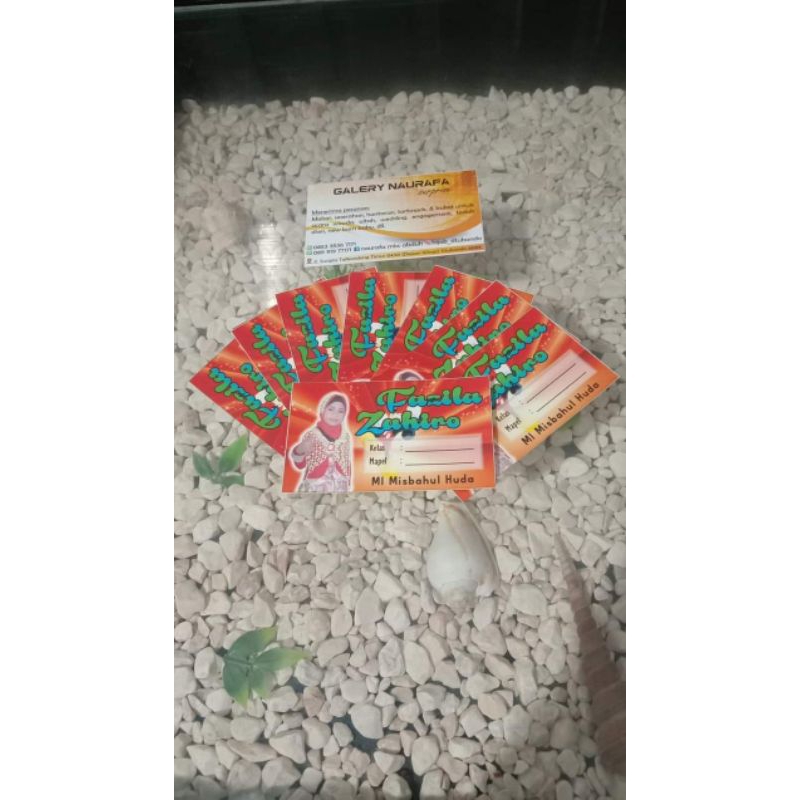 

Kartu Mapel Stiker isi 24 pcs