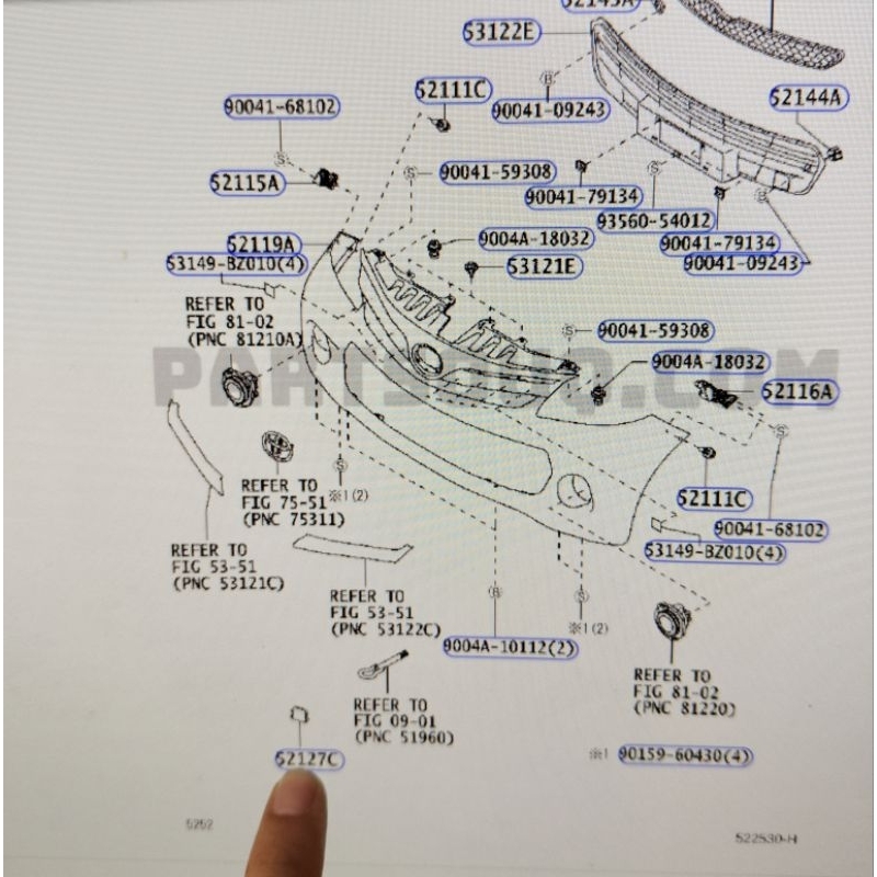 towing cover tutup tali derek bemper bumper depan avanza veloz 2012 2013 2014 2015 ori
