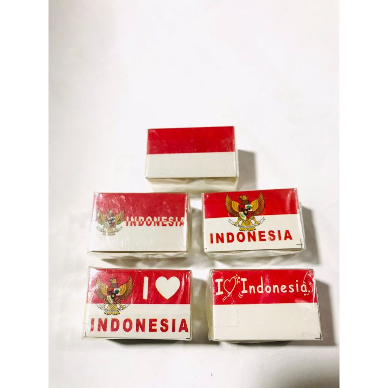 

Stiker pipi merah putih kilat campur motif 10pcs