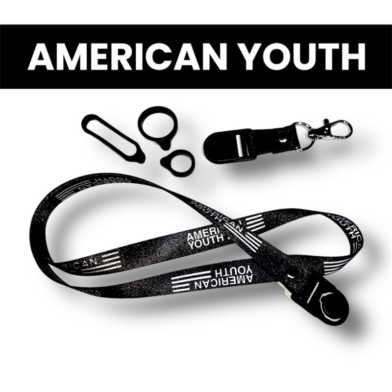 

AMERICAN YOUTH LANYARD PREMIUM GANTUNGAN HP GANTUNGAN KUNCI
