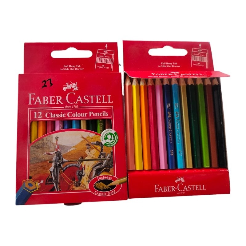 

FABER-CASTELL PENSIL WARNA SINCE 1761 classic colour pencils