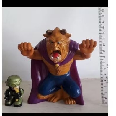 action figure beauty and the beast prince pangeran happy meal mainan mcd