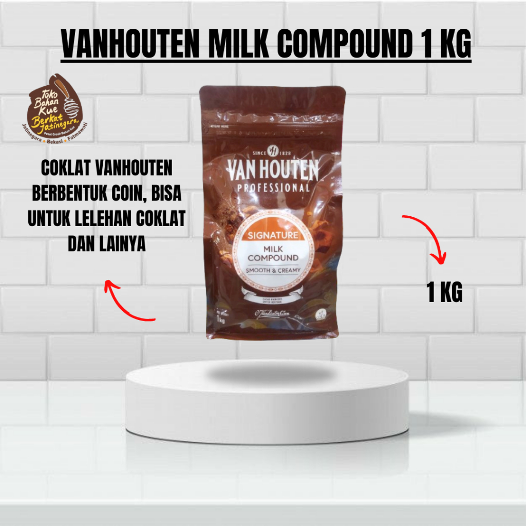 

VAN HOUTEN MILKY COINS CHOCOLATE COMPOUND/ 1KG