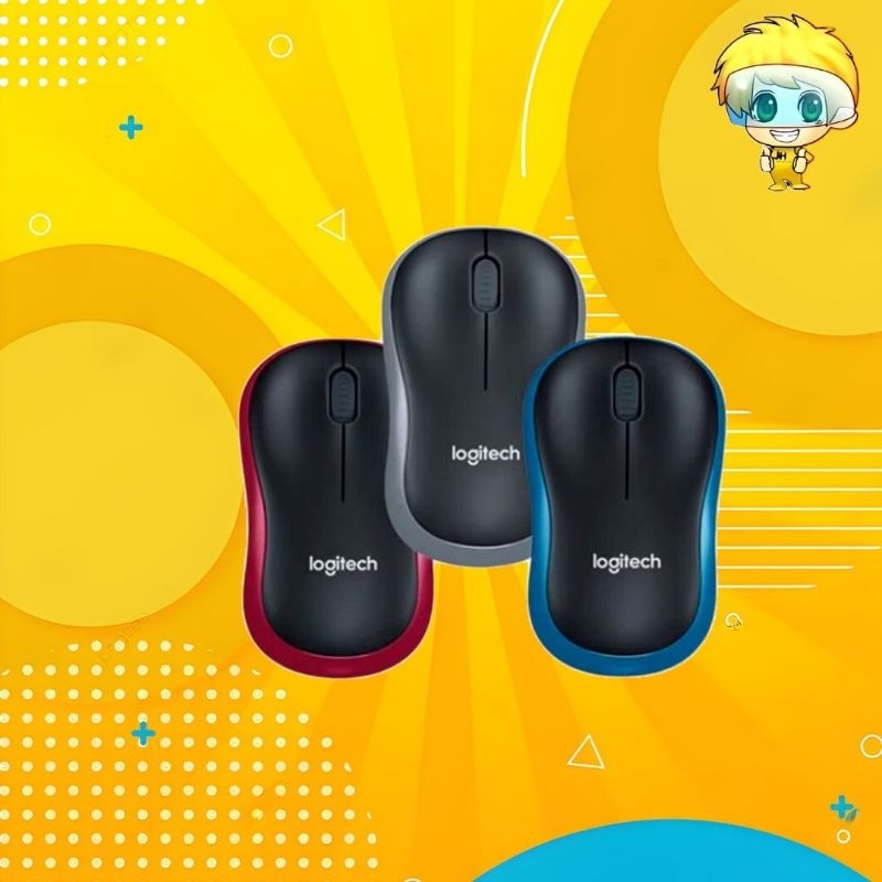 Mouse Logitech M185 - Mouse Wireless Logitech