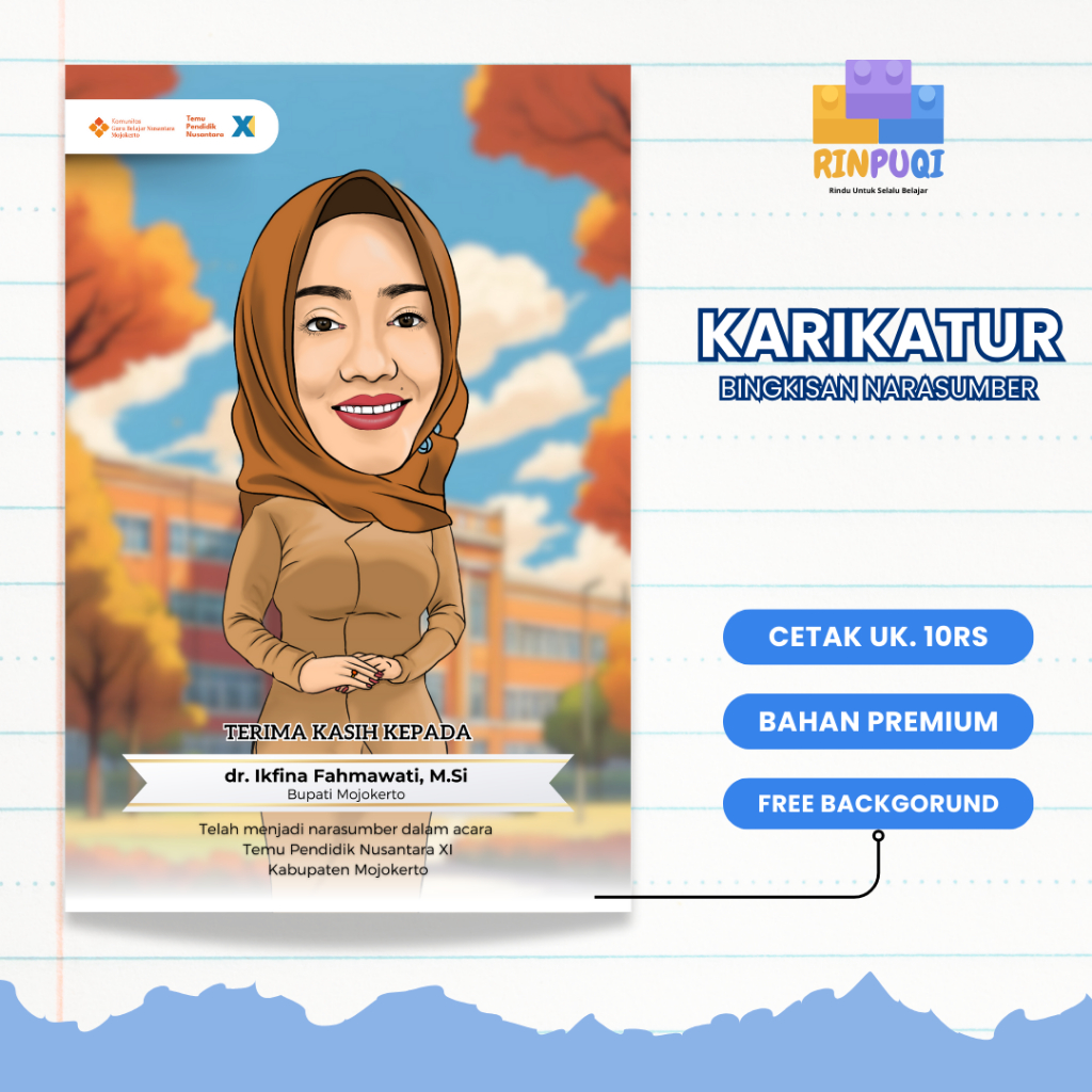 KARIKATUR NARASUMBER/BINGKISAN NARASUMBER/KENANG-KENANGAN NARSUM