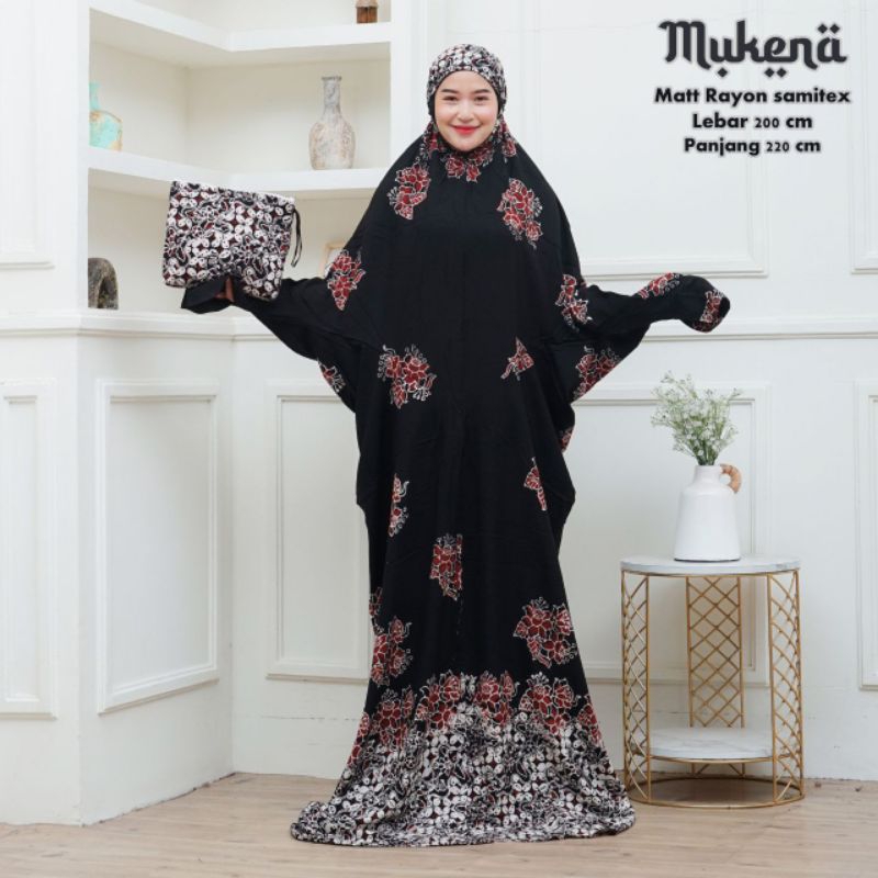 MUKENA TERUSAN BATIK BAHAN RAYON GROSIR KHAS PEKAlONGAN