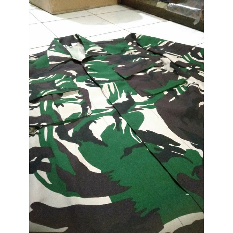 bau pdl velbed 999 gelap/baju pdl tni ad terbaru