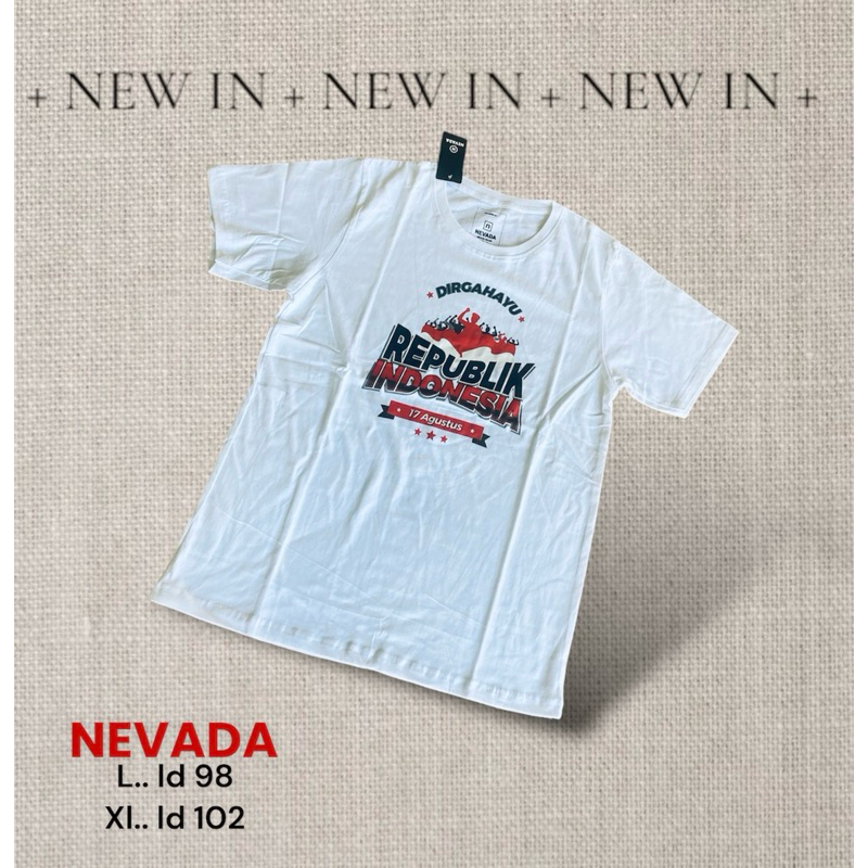kaos nevada kemerdekaan