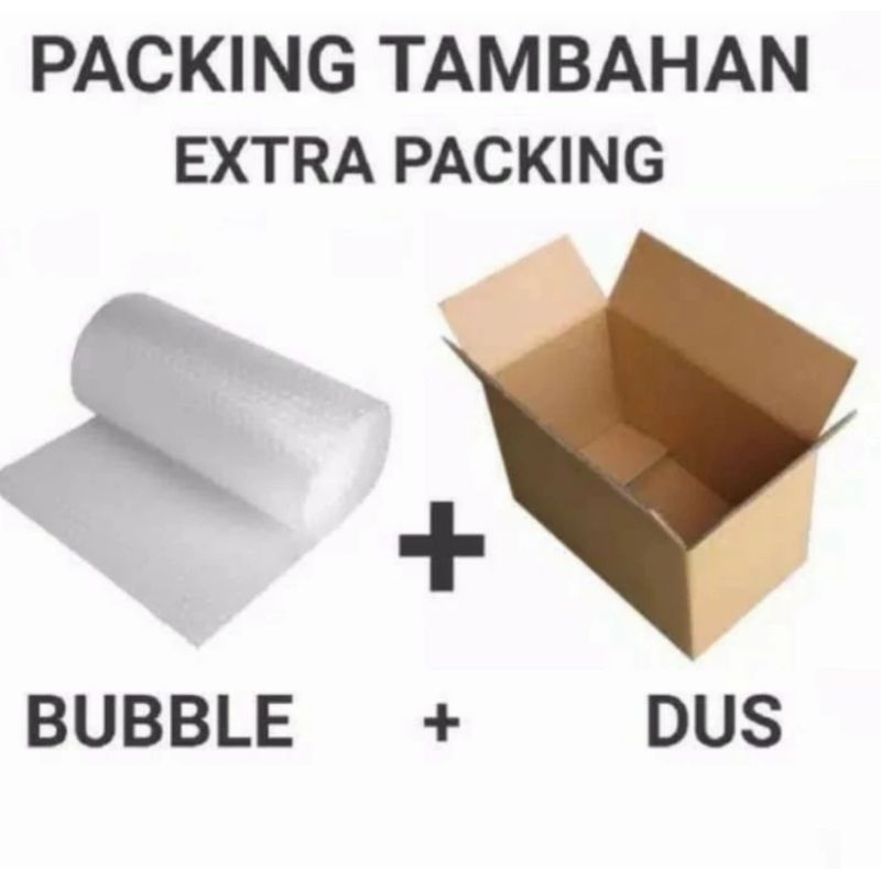 

bubble wrap + kardus