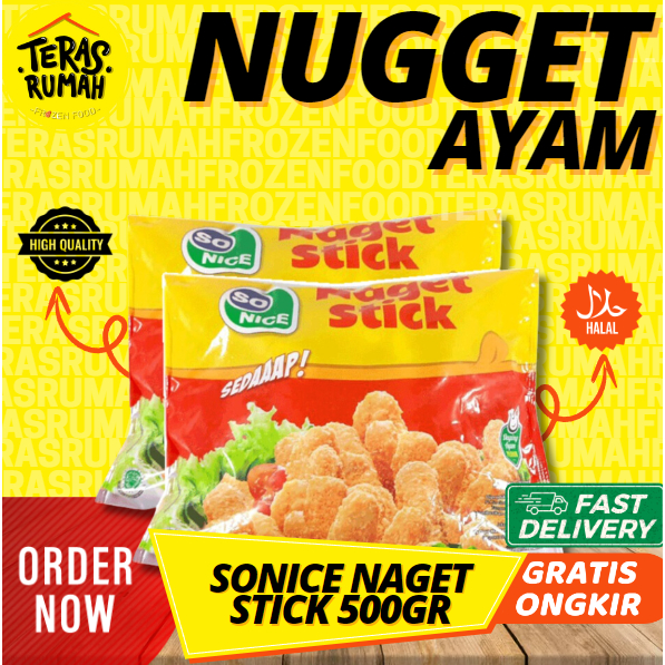 

SO NICE - NAGET NUGGET AYAM STICK 500GR