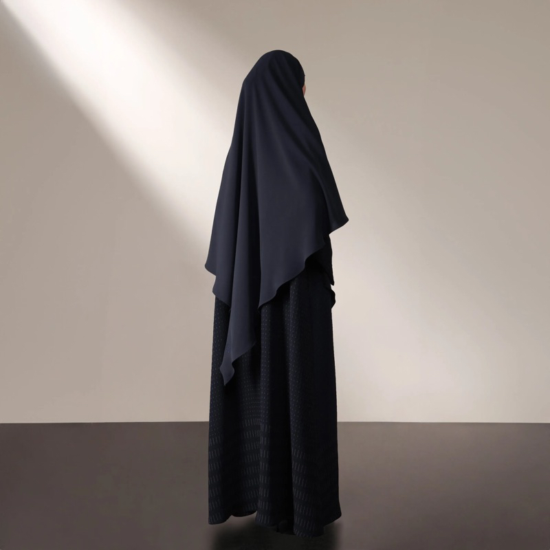 SHANIN DARK NAVY ABAYA BY NEHHAT MODEST