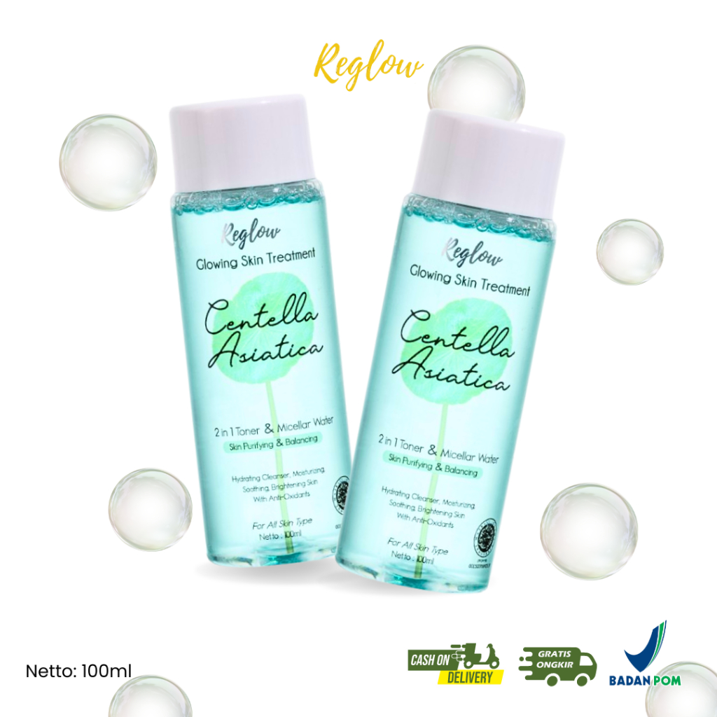 REGLOW Skincare Toner & Micellar Water Whitening Skincare Original