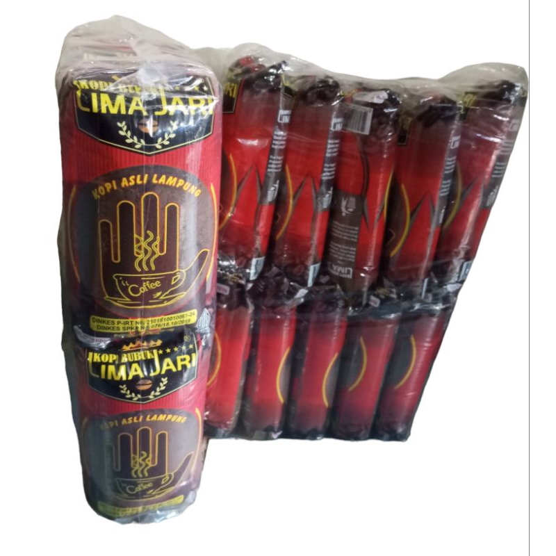 

kopi bubuk lampung cap lima jari