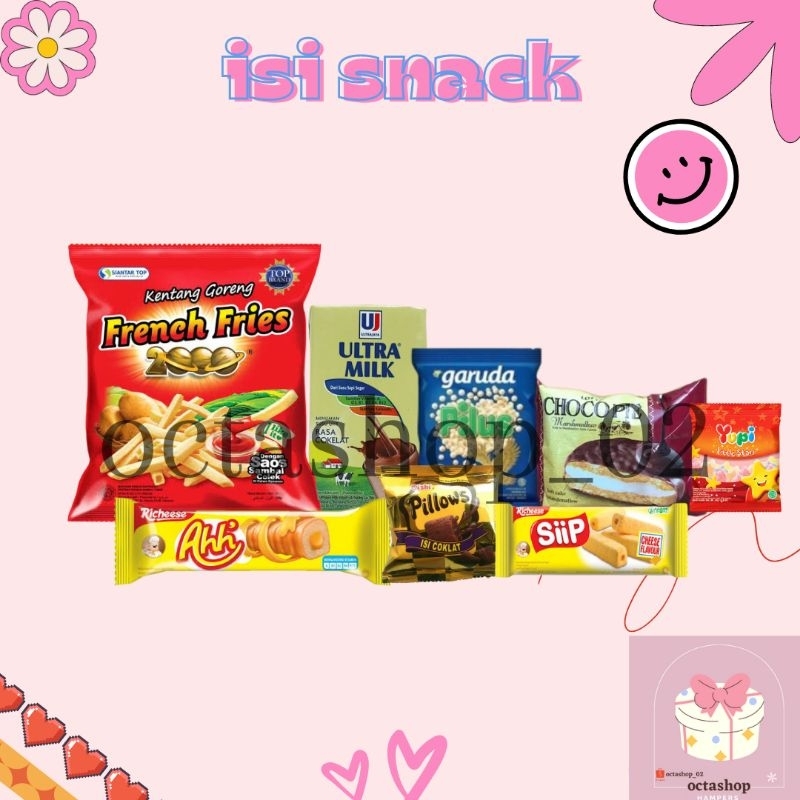 

Paket Snack Ulang Tahun kemasan pouch sedang/Hampers snack