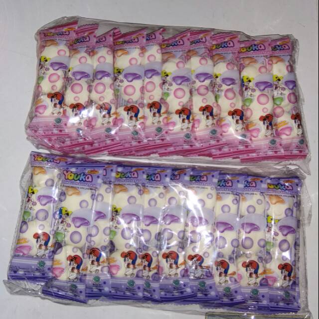 

RANJANI YOUKA Marshmallow Permen Aneka Rasa 1 Pak isi 20 Pcs