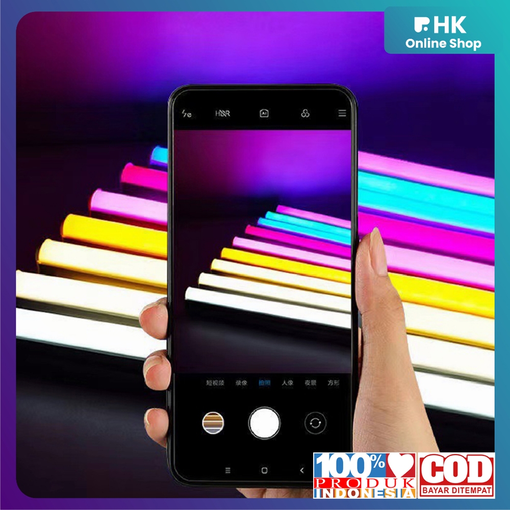 HK-Lampu TL Neon T5 LED 5w/10w Tube Warna  Lampu neon led