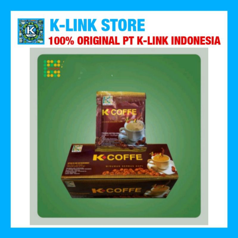 K Coffe Kopi K Link Arabica Coffe 4 IN 1